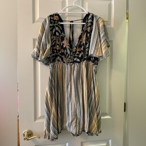 Free People Babydoll Mini Dress (M)